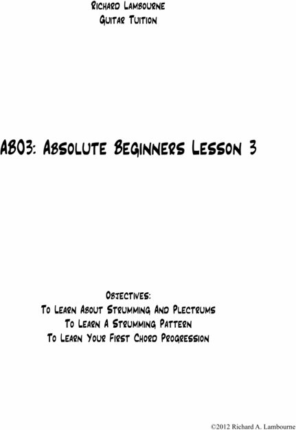 Product picture AB03: Absolute Beginners Lesson 3