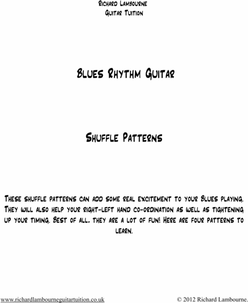 Product picture BRG03: Shuffle Patterns